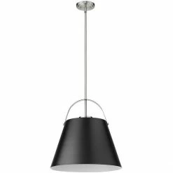 Z-lite Pendants Z-Studio Pendant | Large Black/Nickel