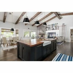 Z-lite Z-Studio Pendant | Large Black/Brass