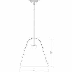 Z-lite Pendants Z-Studio Pendant | Large White/Nickel