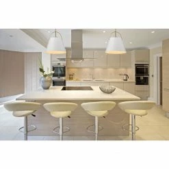 Z-lite Pendants Z-Studio Pendant | Large White/Brass