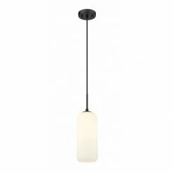Z-lite Monty 5.25" Pendant | Matte Black