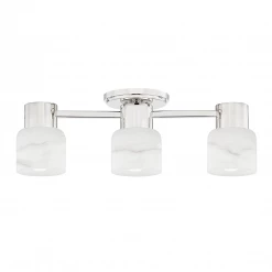 HVL - Hudson Valley Centerport 3-Light Vanity | Polished Nickel