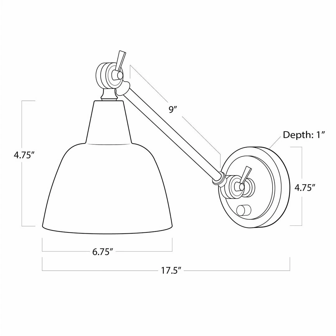 Regina Andrew Lighting Mercantile Wall Sconce | Oil Rubbed Bronze