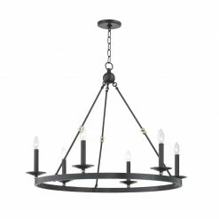 HVL - Hudson Valley Allendale 46.75" Chandelier | Aged Olde Bronze Lighting