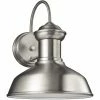 Generation Lighting Fredricksburg Outdoor Wall Lantern (Small) | Satin Aluminum