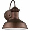 Generation Lighting Fredricksburg Outdoor Wall Lantern (Small) | Weathered Copper