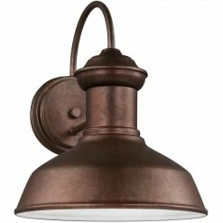 Generation Lighting Fredricksburg Outdoor Wall Lantern (Small) | Weathered Copper
