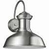 Generation Lighting Fredricksburg Outdoor Wall Lantern (Large) | Satin Aluminum