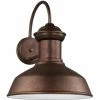 Generation Lighting Fredricksburg Outdoor Wall Lantern (Large) | Weathered Copper