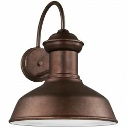 Generation Lighting Fredricksburg Outdoor Wall Lantern (Large) | Weathered Copper