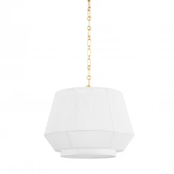 HVL - Hudson Valley Medium Debi Pendant | Aged Brass
