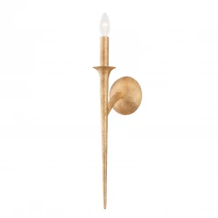 HVL - Troy Lighting Luca Wall Sconce | Vintage Gold Leaf