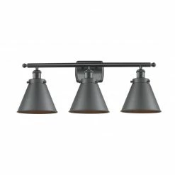 Innovations Lighting Appalachian 3-Light LED Vanity | Matte Black