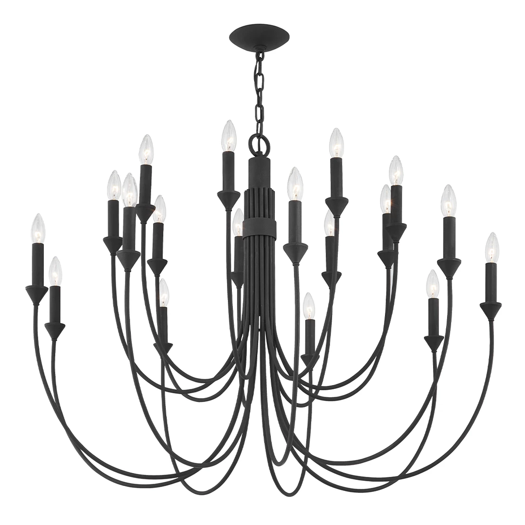 HVL - Troy Lighting Cate Extra Large Pendant | Forged Iron