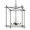 HVL - Troy Lighting Huck Chandelier | Black Iron