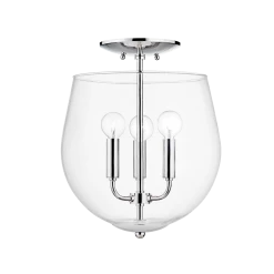 HVL - Mitzi Bobbi Flush Mount | Polished Nickel Flush Mounts