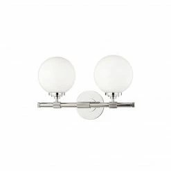 HVL - Hudson Valley Lighting Bowery 2-Light Vanity | Polished Nickel
