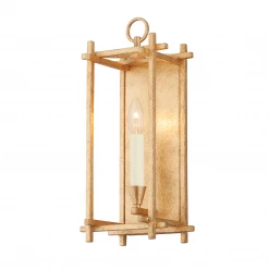 HVL - Troy Lighting Huck Wall Sconce | Vintage Gold Leaf