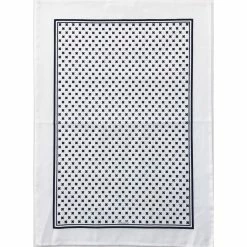 Ten And Co Tea Towel | Tiny X Black Decor