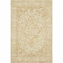Loloi Annie Rug 03 | White/Gold Indoor Rugs