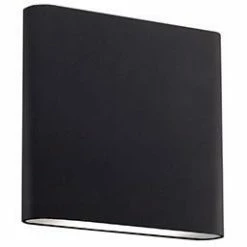 Kuzco Lighting Slate LED Outdoor Wall Sconce (Small) | Black