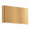Kuzco Lighting Slate LED Outdoor Wall Sconce (Large) | Gold
