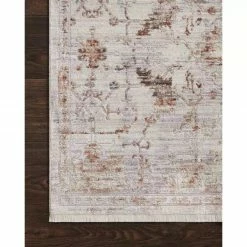 Loloi Bonney Rug 04 | Silver / Sunset