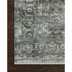 Loloi Bonney Rug 05 | Slate / Teal Loloi Rugs
