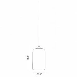 Matteo Lighting Organic Charm 7.1" Pendant | Smoke