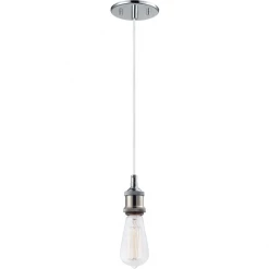 Matteo Lighting Bulstrode's 4.75" Pendant | Chrome Pendants