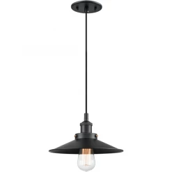 Matteo Lighting Bulstrode's 10.25" Pendant | Black
