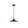 Matteo Lighting Bulstrode's 11.75" Pendant | Gold/Black