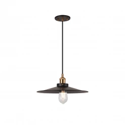 Matteo Lighting Bulstrode's 14" Pendant | Gold/Black