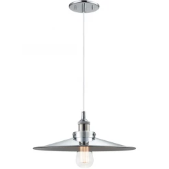 Matteo Lighting Bulstrode's 14" Pendant | Chrome