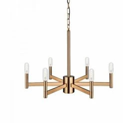 Matteo Lighting Pendants Euryale 6-Light Pendant | Aged Gold