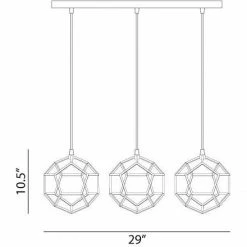 Matteo Lighting Geometry Trio Pendant
