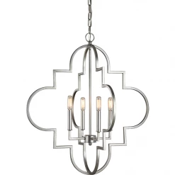Matteo Lighting Pendants Sceptor 26" Pendant | Silver