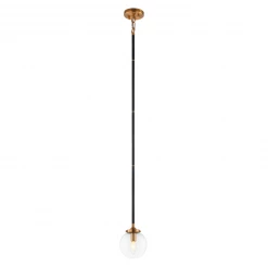 Matteo Lighting Particles 1-Light Pendant | Aged Gold/Clear Pendants