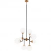 Matteo Lighting Pendants Particles 8-Light Pendant | Aged Gold Opal