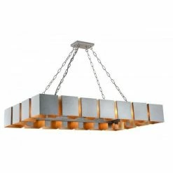 Matteo Lighting Pendants Mattone 18-Light Pendant | Rusty Silver