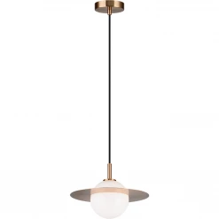 Matteo Lighting Saturn Pendant | Small Aged Gold Brass