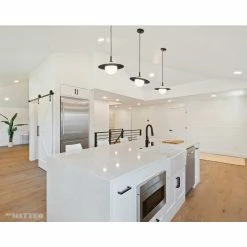 Matteo Lighting Saturn Pendant | Small Black