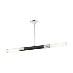 Matteo Lighting Tubo 2-Light Pendant | Matte Black