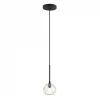 Matteo Lighting Rosa 1-Light Pendant (Large) | Black