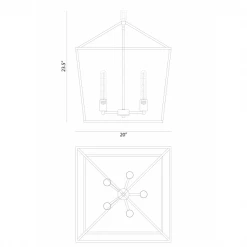 Matteo Lighting Scatola 5-Light Pendant