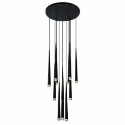 Matteo Lighting Renaie 12-Light LED Pendant | Black