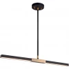 Matteo Lighting Lineare 2-Light LED Pendant | Black/Aged Gold