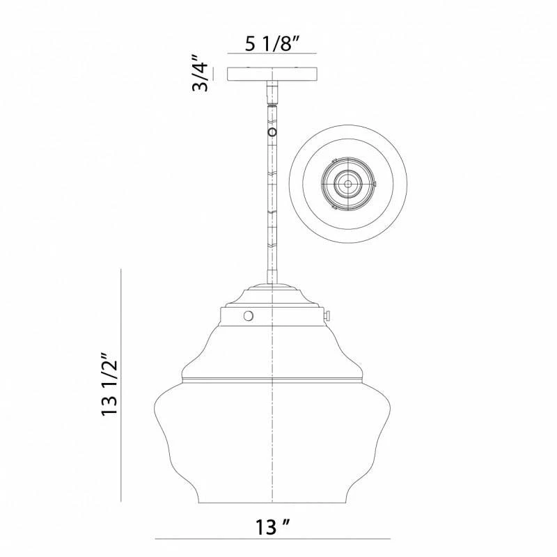 Matteo Lighting Blop Pendant I | Chrome