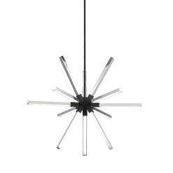 Matteo Lighting Asterisk 32" LED Pendant | Matte Black