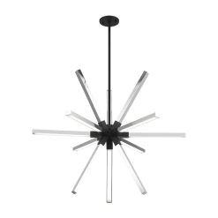 Matteo Lighting Asterisk 32" LED Pendant | Matte Black